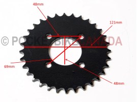 Rear Driveline Sprocket 32 Teeth  for 110cc, T1 Rebel, ATV Quad 4-Stroke - G1020012