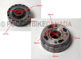 Automatic Transmission Clutch Pack for 125cc, T2 Rebel, ATV Quad 4-Stroke - G1050038