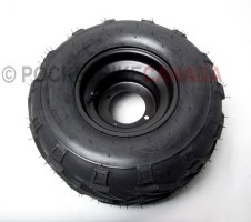 18x9.5-8 Tubeless 4 Ply Rated Tire & Black 4 Hole Rim for ATV - G1070007