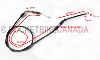 Throttle Cable for 150cc 808/Monster ATV Quad 4-Stroke - G1070030