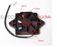 Electric Radiator Cooling Fan for 200cc, ATV Quad 4-Stroke - G1100006