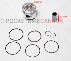 Piston Set w/ Rings, Pin  for 50cc, X21A, Dirt Bike 4 Stroke - G2030035