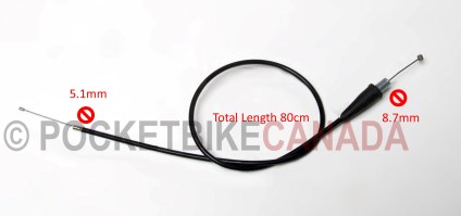Throttle Cable for 90cc, XT90/X21C, Dirt Bike 4 Stroke - G2040006