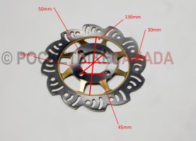 Rear Brake Rotor for 125cc, 306, Dirt Bike 4-Stroke - G2060057