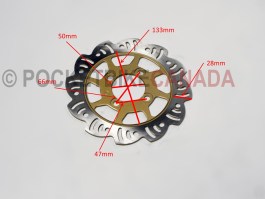 Front Brake Rotor for 125cc, 306, Dirt Bike 4-Stroke - G2060058