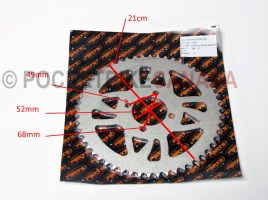 Rear Sprocket 54 teeth Type 2 for 250cc, X31(19/16), Dirt Bike 4 Stroke - G2080093