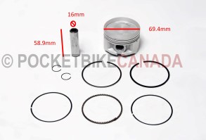 Piston Kit w/ rings, pin for 250cc, X37(2V), Dirt Bike 4 Stroke - G2110034