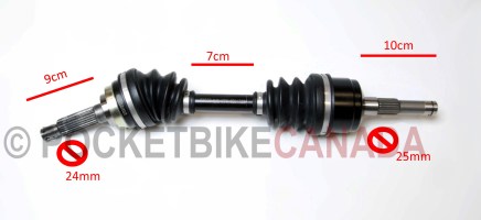 Front Left Axle Half Shaft for Ranger 600cc UTV Side by Side ROV - G8020015