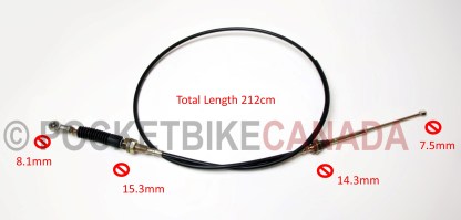 Gear Shifter Cable 2 Door for Vyper 1100cc UTV Side by Side ROV - G8030029