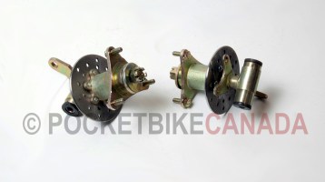 Front Spindle Set Incl. Rotor, Hub for 110cc, T1 Rebel, ATV Quad 4-Stroke - G1020014