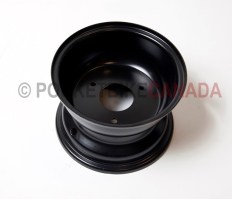 Black 3 Hole Rim - Rear/Front, No Flange for 110cc, T1 Rebel, ATV Quad 4-Stroke - G1020035