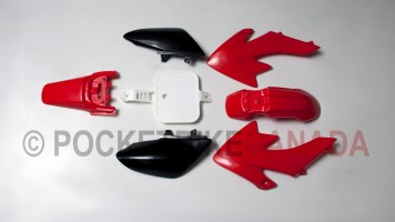 Red Body Kit for 50cc, X21A, Dirt Bike Motorcycle, 4 Cycle - G2030023
