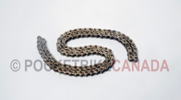 Drivetrain Chain - 51 Links for 125cc, 306, Dirt Bike, Gold,  4-Stroke - G2060051