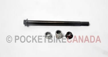 Front Axle Bolt w/ Sleeves for 140cc, X33, Dirt Bike 4-Stroke - G2070057