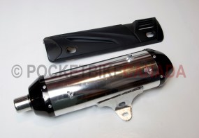 Exhaust Muffler w/ Shield for 250cc, X35, Dirt Bike  4 Stroke - G2100029
