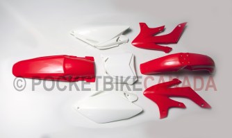 Red Body Kit for 250cc, X37(2V), Dirt Bike Motorcycle, 4 Cycle - G2110031