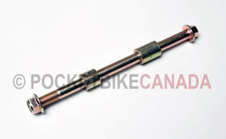Front Axle Bolt w/ Nuts & Spacer for Gio Orion 125cc Dirt Bike 4 stroke - G2190008