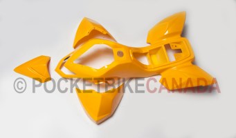 Yellow Plastic Fender Body Kit for 110cc, 707/Mini Beast, ATV Quad 4 Stroke - MiniBeastYellow