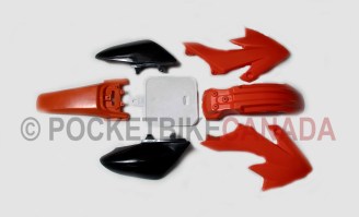 Orange Body Kit for 110cc, X21D, Dirt Bike, Motorcycle, 4 Cycle - X21DOrange